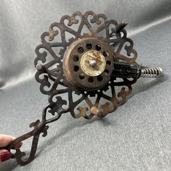 Vintage Presto Cast Iron Electric Trivet Hotplate Tabletop Food Warmer TRV-10 - Picture 2 of 13